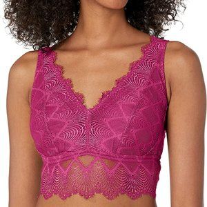 NWT Cosabella Cape Fuchsia Allure Curvy Plunge Bralette DD-F